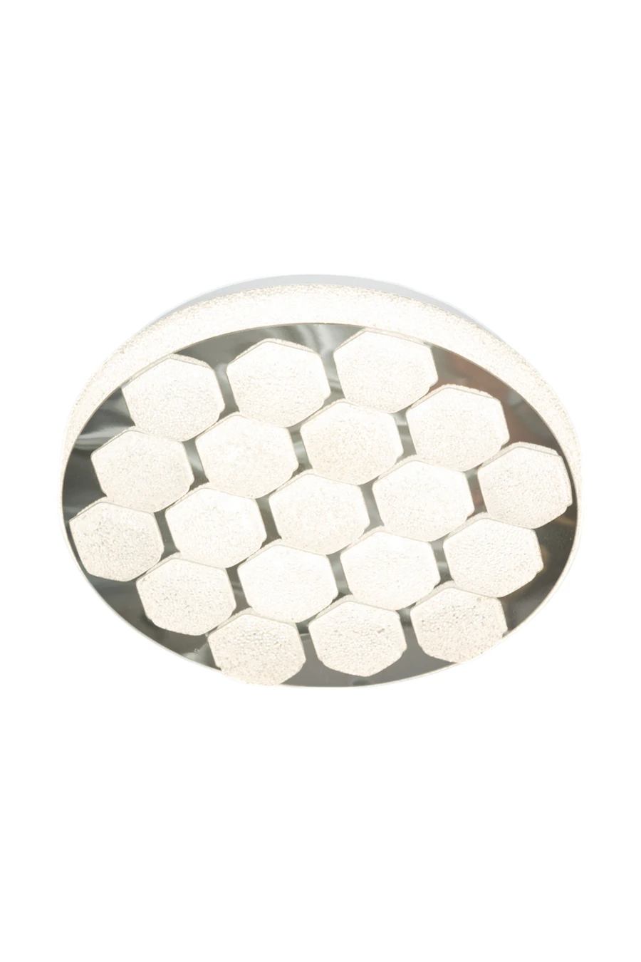 Alagadi Krom Uzaktan Kumandalı 3 Renk 30 cm Led Avize