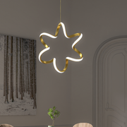 Yıldız Eskitme Tekli Sarkıt Led Beyaz Işık Ultra Ledli Salon Mutfak Oda Hol Ledli Avize